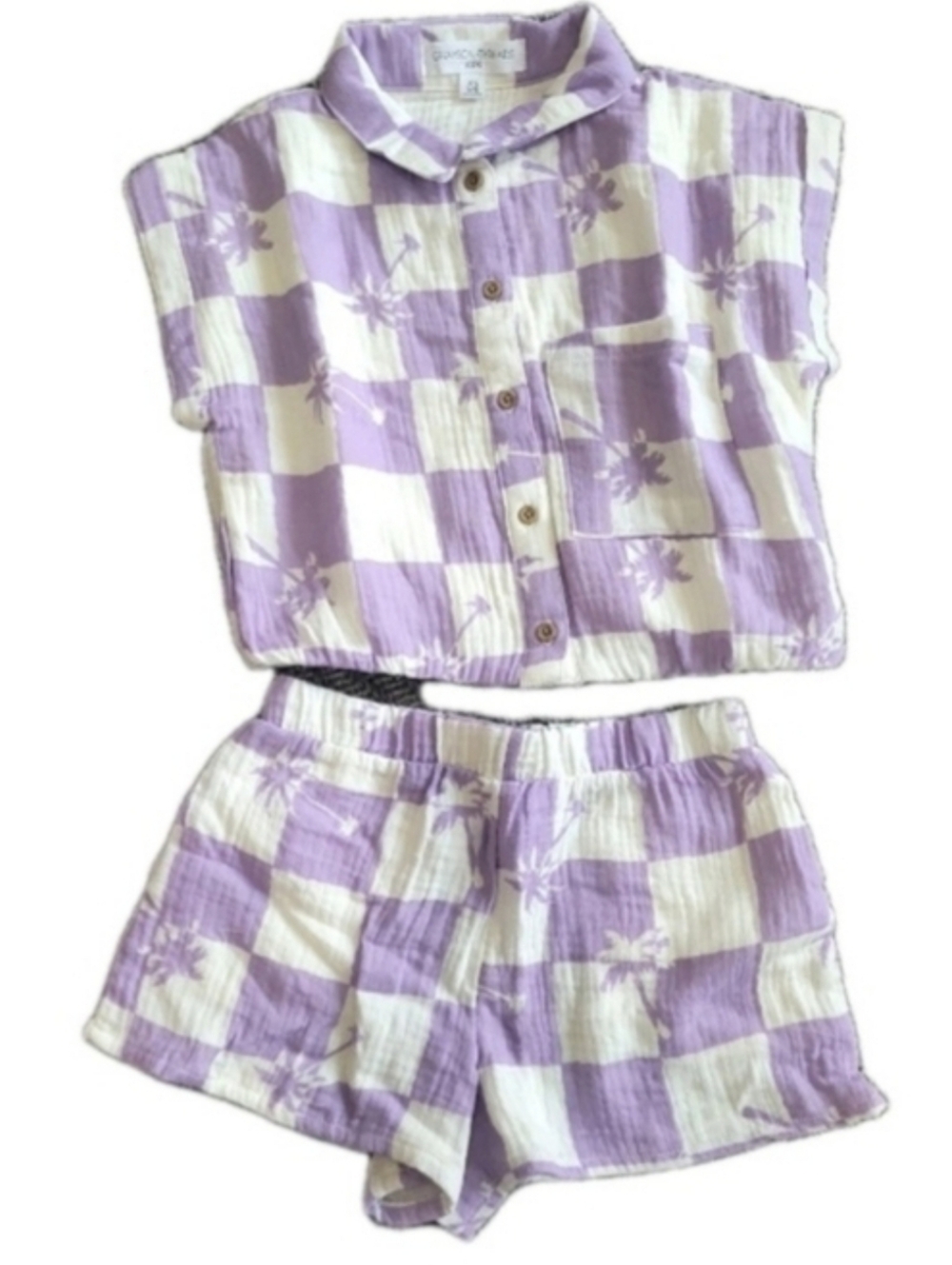 Nwt $25 Greyson Two Piece Tropical Summer Outfit Sz Xs (4/5)